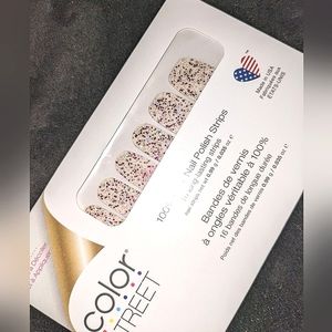 Last chance! Color Street Pink Peppercorn Pink and Holographic Glitter Nails